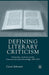 Defining Literary Criticism