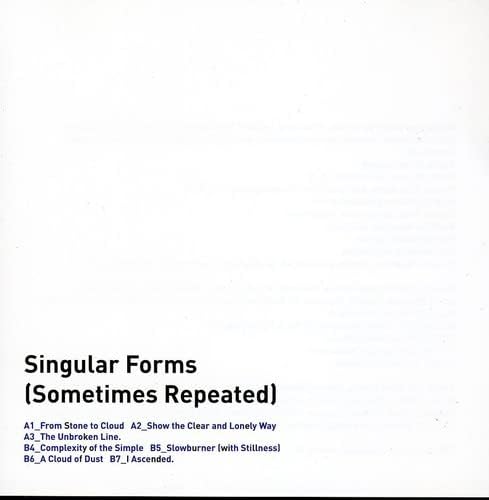 Singular Forms Sometimes Repeated