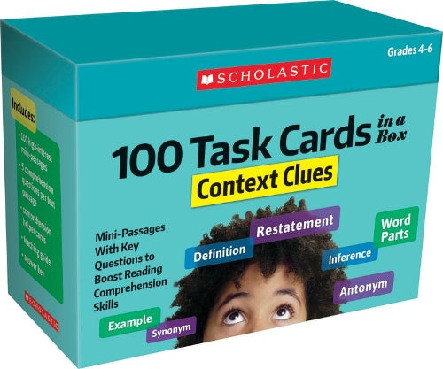 100 Task Cards in a Box: Context Clues