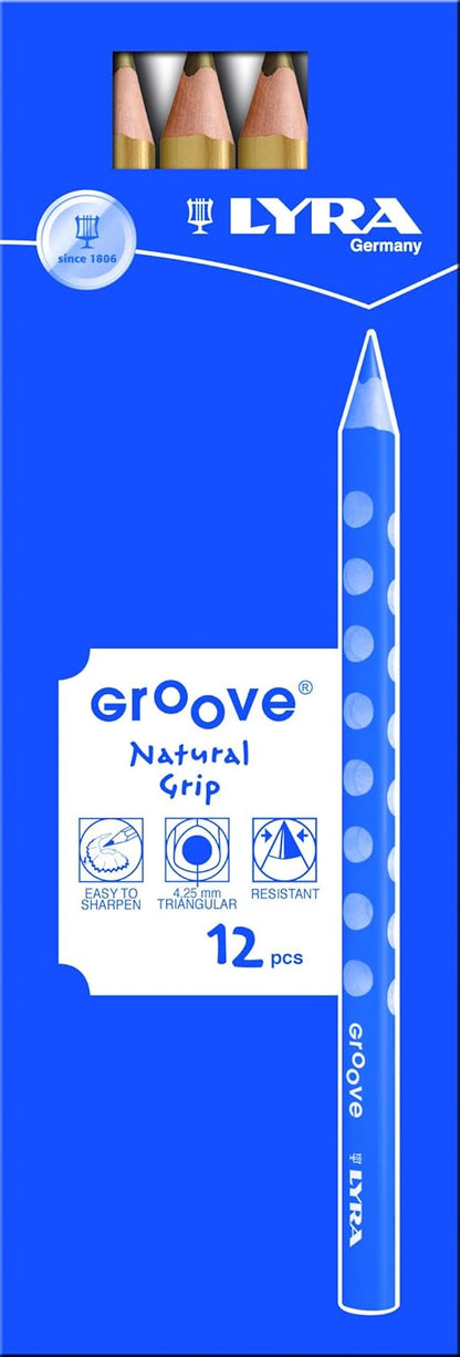 LYRA Groove kartonnen etui met 12 kleurpotloden