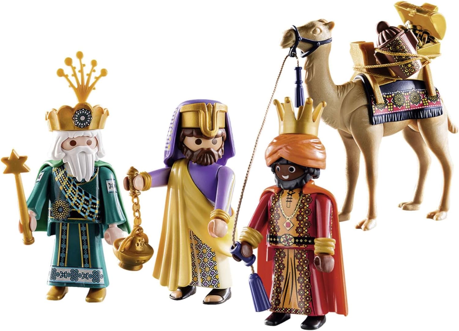 Playmobil 9497 Christmas Three Wise Kings, Fun Imaginative Role-Play, PlaySets Suitable for Children Ages 4+