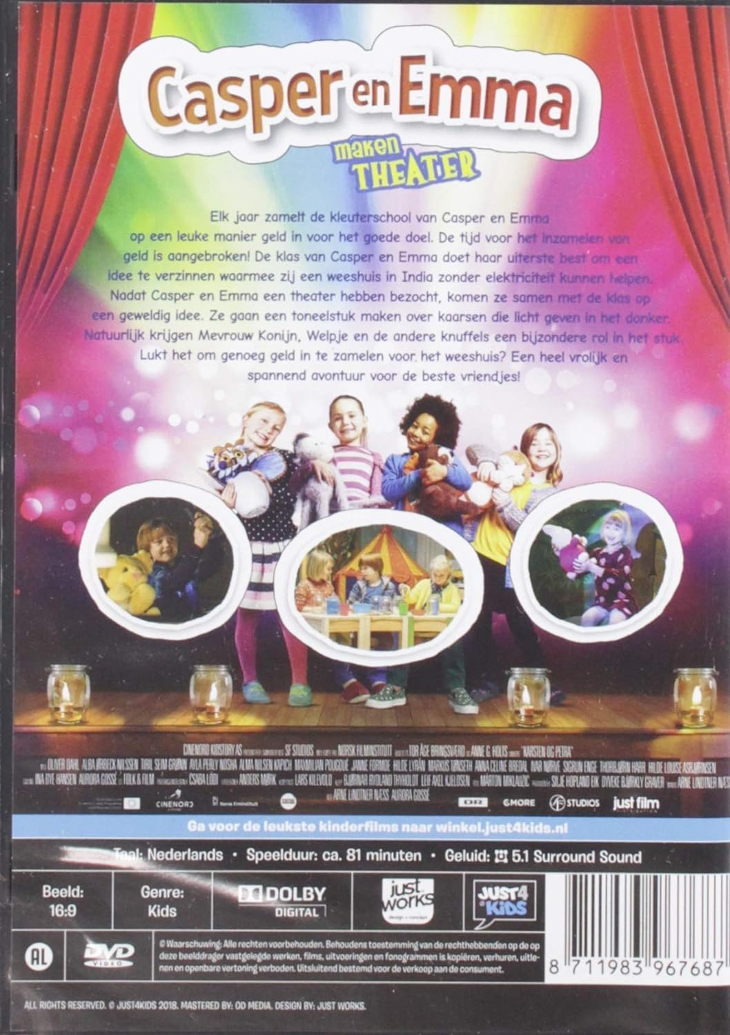 Casper en Emma maken theater