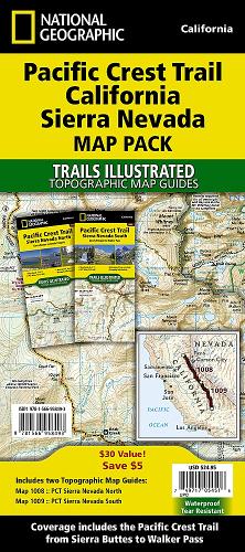 Pacific Crest Trail: California Sierra Nevada (Map Pack)