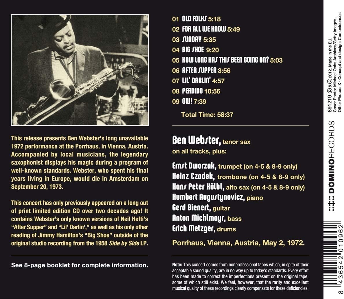 Live in Vienna 1972