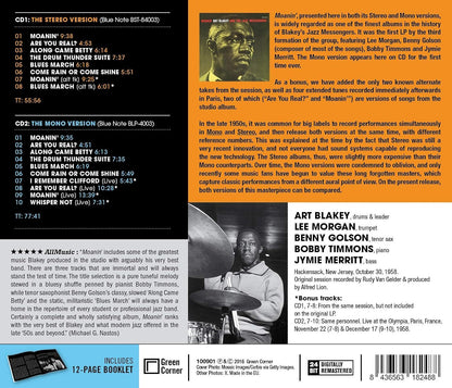 Moanin': The mono & stereo versions
