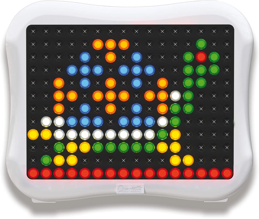 Quercetti - 1805 Peg Brite - Kids' Mosaic Kits, 123 pezzi