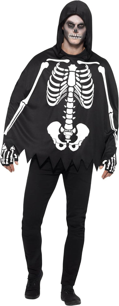 Smiffys Skeleton Kit, Unisex, Black