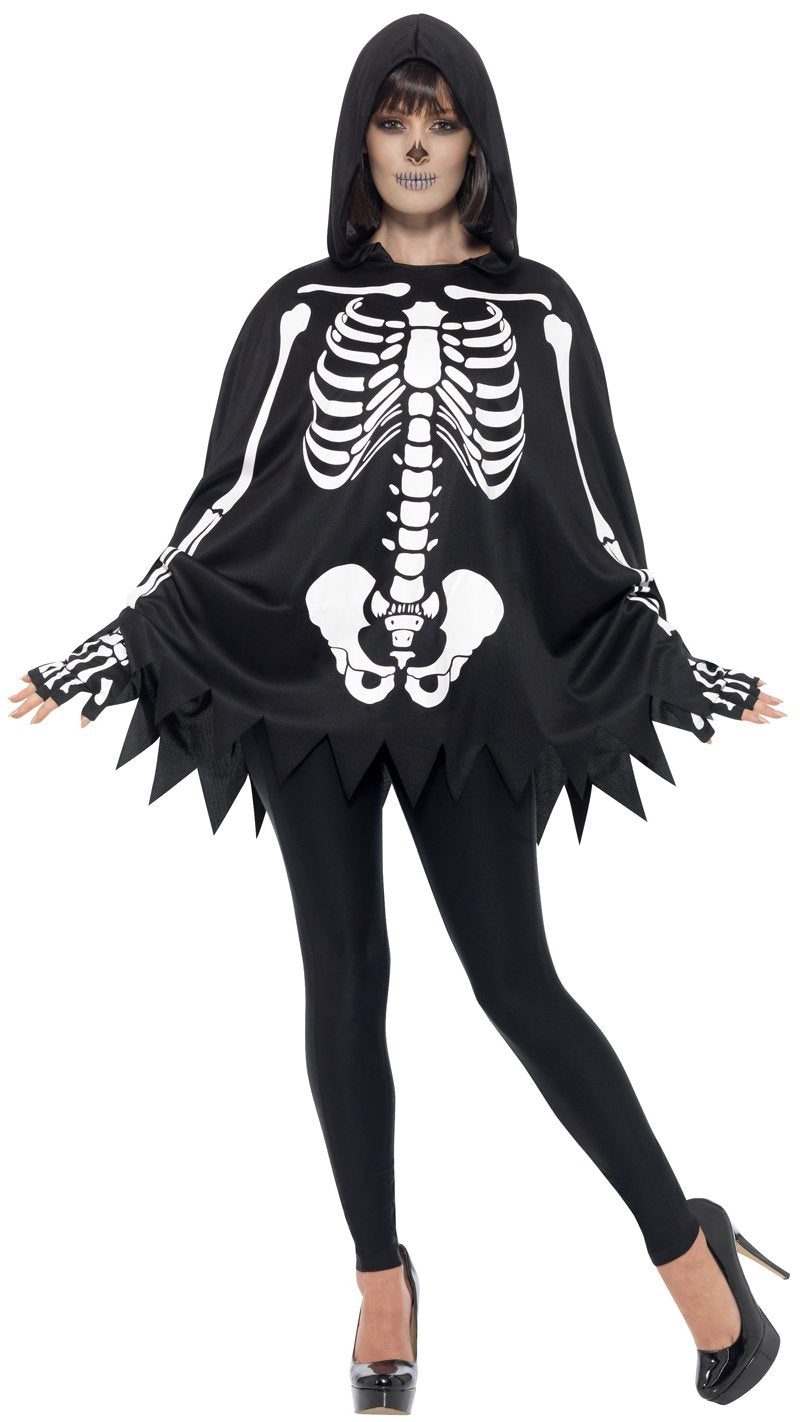 Smiffys Skeleton Kit, Unisex, Black