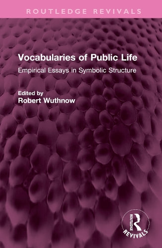Vocabularies of Public Life