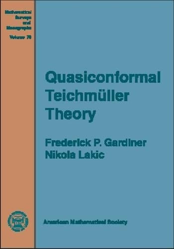 Quasiconformal Teichmüller Theory (Mathematical Surveys and Monographs