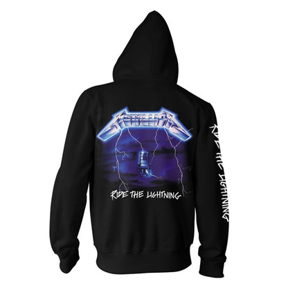 METALLICA - RIDE THE LIGHTNING BLACK (FOTL) Hooded Sweatshirt with Zip Medium