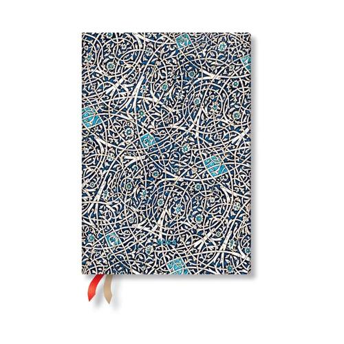 Granada Turquoise (Moorish Mosaic) Midi 12-month Dayplanner 2024