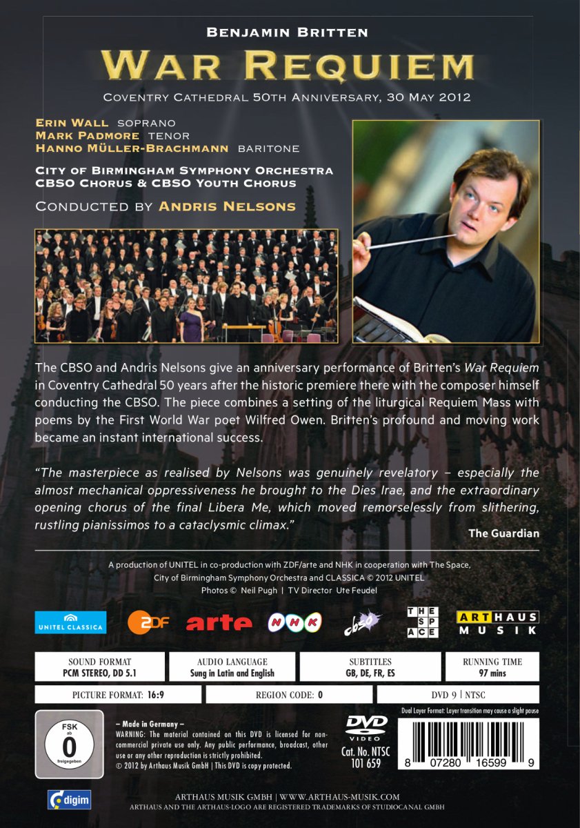 Benjamin Britten - War Requiem (Coventry Cathedral