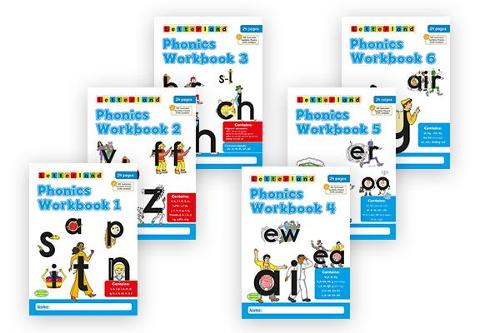 Phonics Workbooks (1-6)