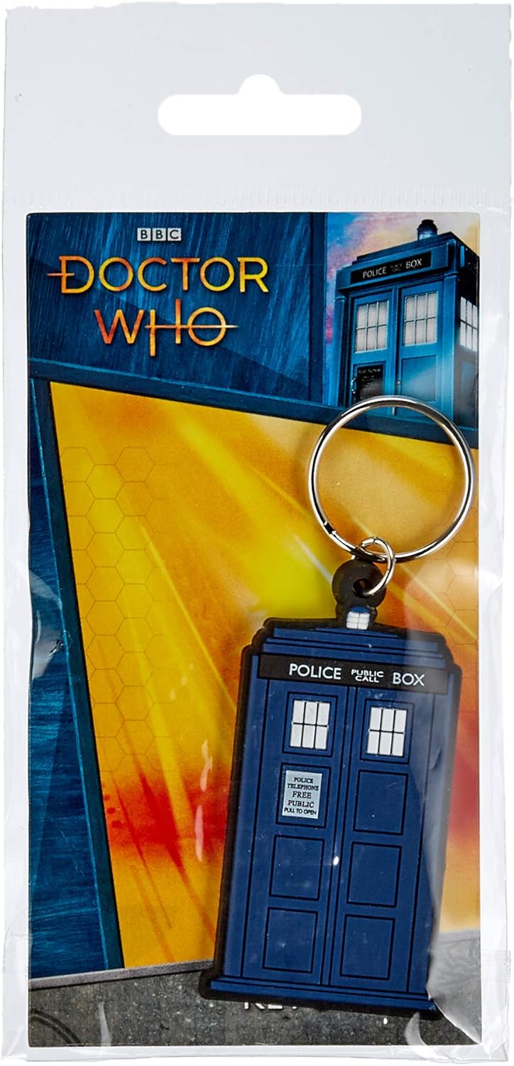 Doctor Who - Merchandise - Rubber Keychain (The Tardis) (Size: 2" x 3.5"