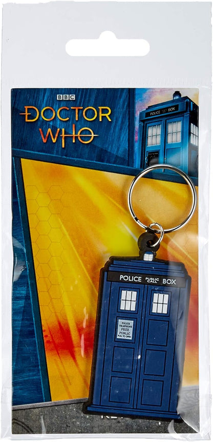 Doctor Who - Merchandise - Rubber Keychain (The Tardis) (Size: 2" x 3.5"