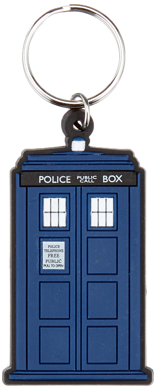 Doctor Who - Merchandise - Rubber Keychain (The Tardis) (Size: 2" x 3.5"