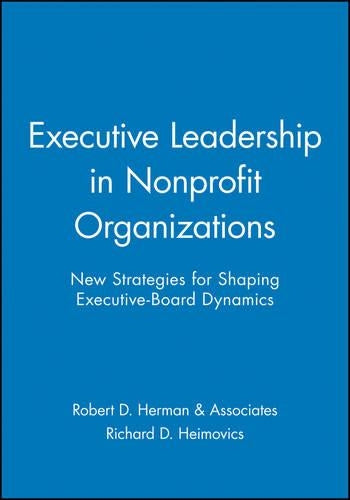 Executive Leadership in Nonprofit Organizations