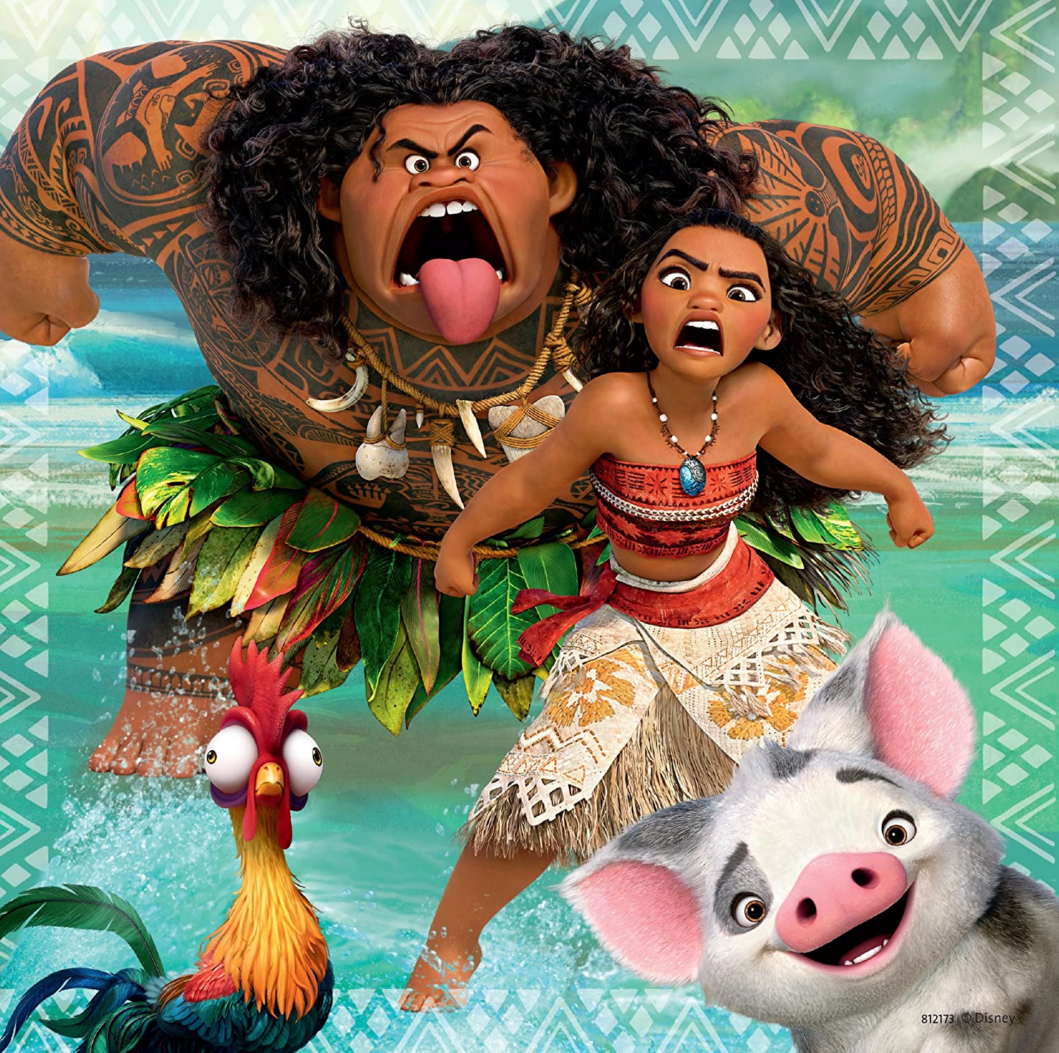 Ravensburger Disney Moana 3x 49pc Jigsaw Puzzles 3x49pc Puzzles
