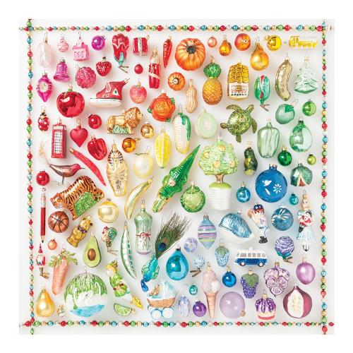 Rainbow Ornaments 500-PC Puzzle (Jigsaw Puzzle