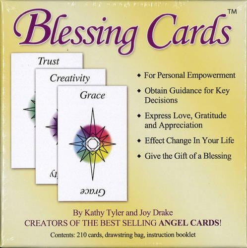 BLESSING CARDS: Communicate Your Love, Gratitude And Caring (210 cards; comes with organdy drawstring bag