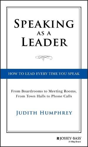 Speaking As a Leader