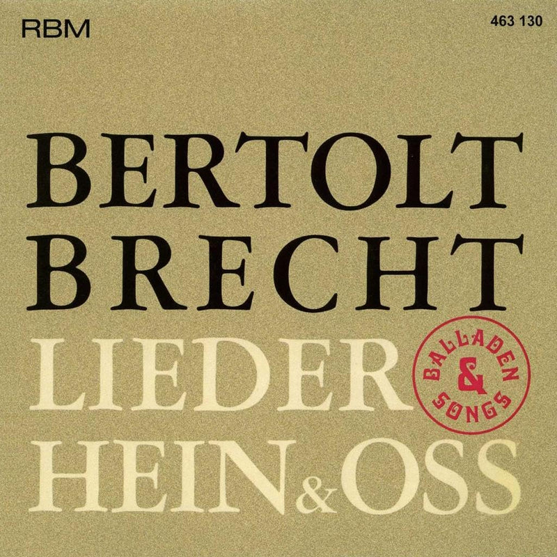 Bertolt Brecht - Balladen, Lieder & Songs