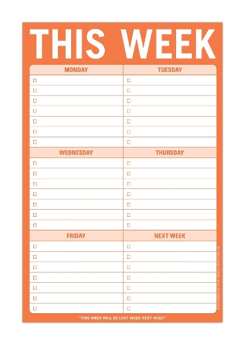 Knock Knock This Week Pad