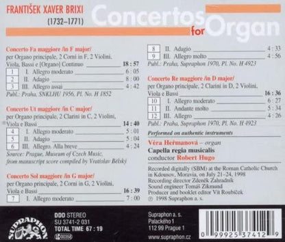 Brixi: Organ Concertos