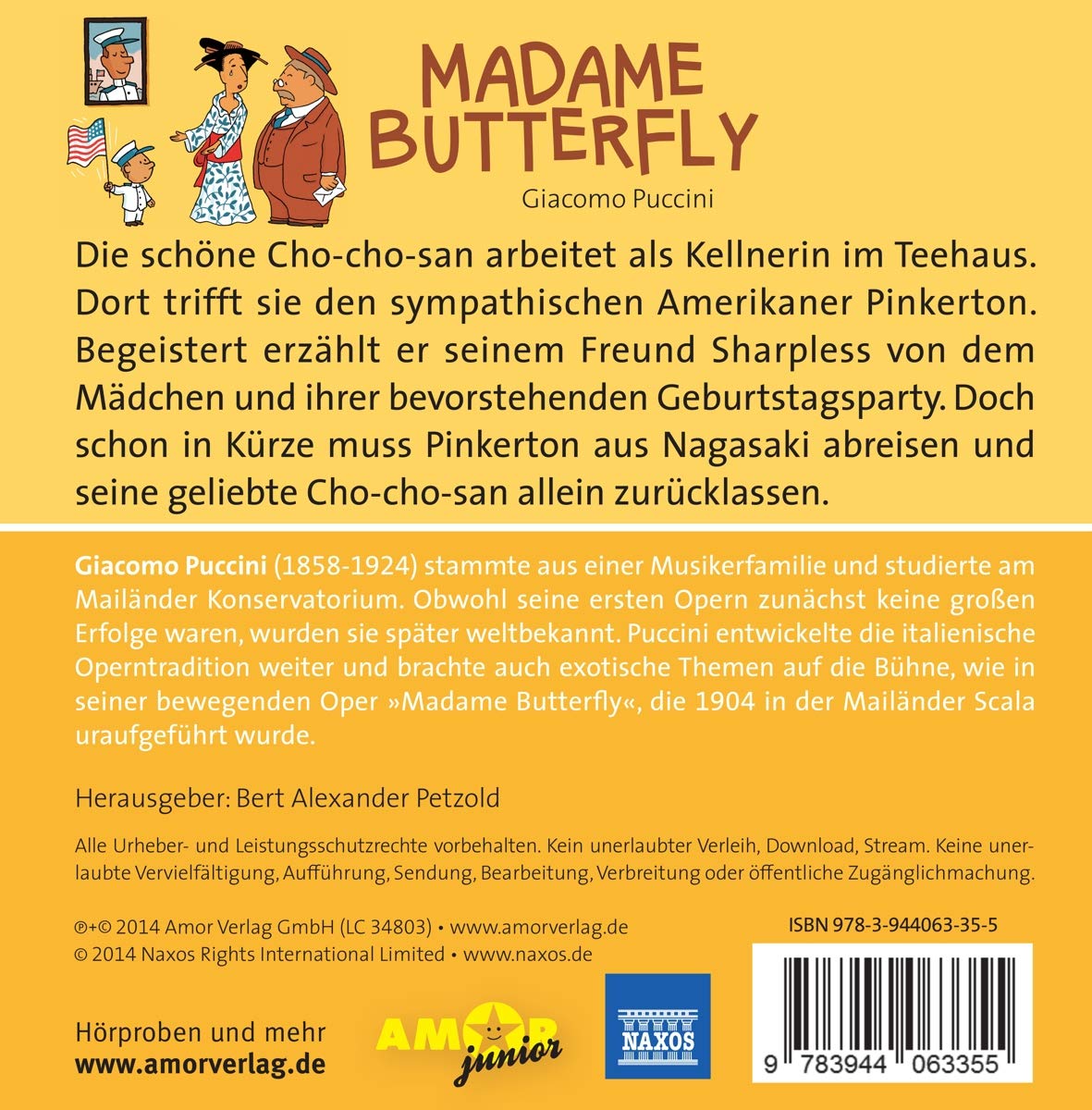 Madame Butterfly Die ZEIT-Edition: Hörspiel mit Opernmusik - Große Oper für kleine Hörer