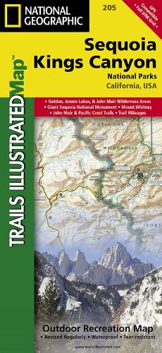 Sequoia and Kings Canyon National Parks Map