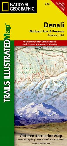 Denali National Park and Preserve Map