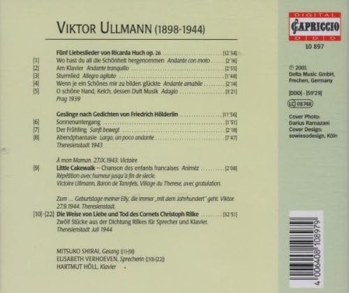 Liebeslieder Op. 26 (Shirai, Verhoeven, Holl)