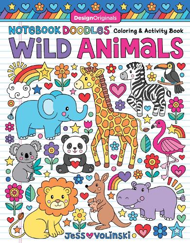 Notebook Doodles Wild Animals