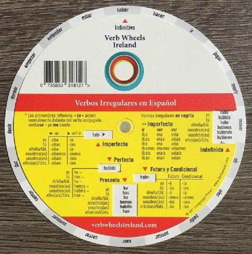 Spanish Irregular Verb Wheel : Pocket Size