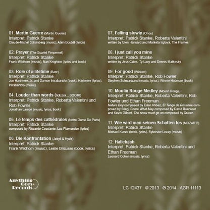 STANKE, PATRICK - ROLE OF A LIFETIME