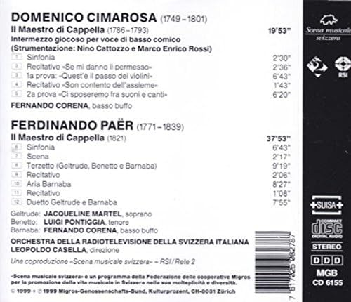 Il Maestro Di Cappella