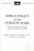 Africa Policy in the Clinton Years