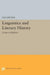 Linguistics and Literary History: Essays in Stylistics (Princeton Legacy Library, 2270
