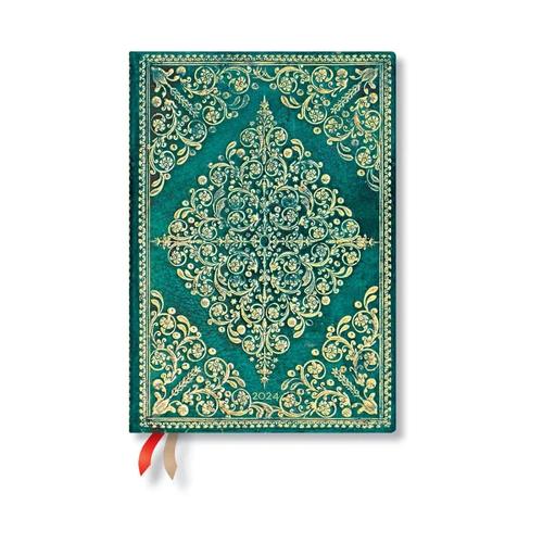 Oceania (Diamond Rosette) Midi 12-month Day-at-a-Time Dayplanner 2024