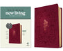 NLT Giant Print Bible, Filament-Enabled Edition (Leatherlike, Cranberry Flourish, Red Letter)