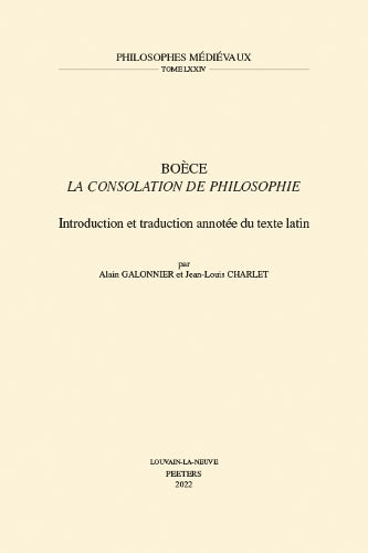 Boèce, 'La Consolation de Philosophie'