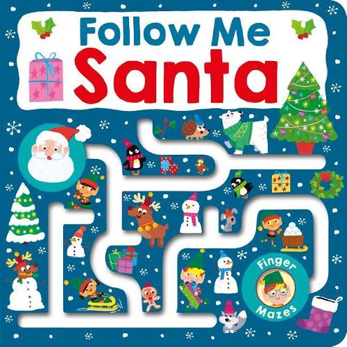 Follow Me Maze Books: Santa