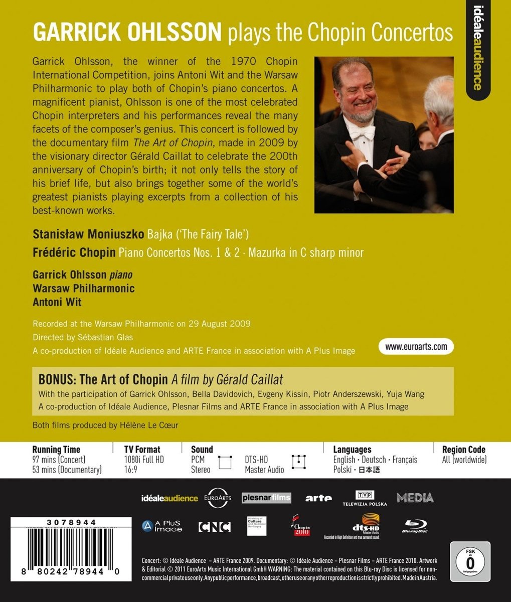 Chopin: Concertos (Ohlsson) (Chopin Piano Concertos Nos. 1&2)