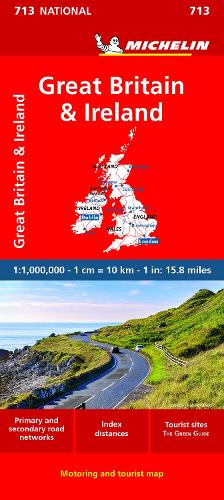 Great Britain & Ireland 2023 - Michelin National Map 713