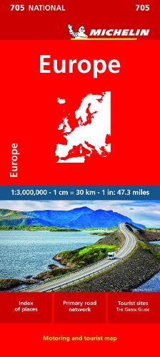 Europe - Michelin National Map 705