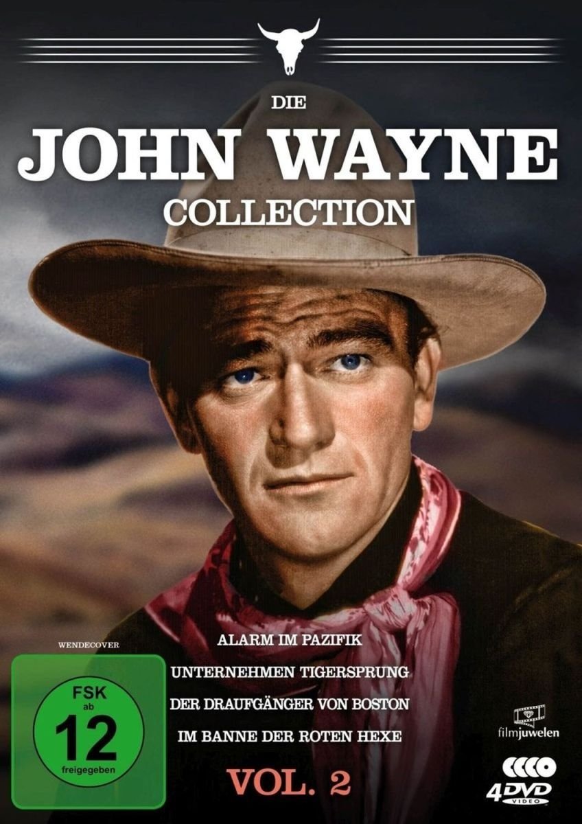 Die John Wayne Collection - Vol. 2 (Alarm im Pazifik / Unternehmen Tigersprung / Der Draufgänger von Boston / Im Banne der roten Hexe)