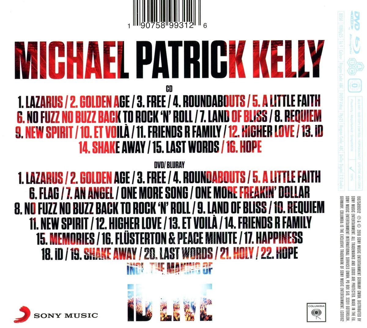iD Live (Digipak mit CD, DVD & Blu-ray)