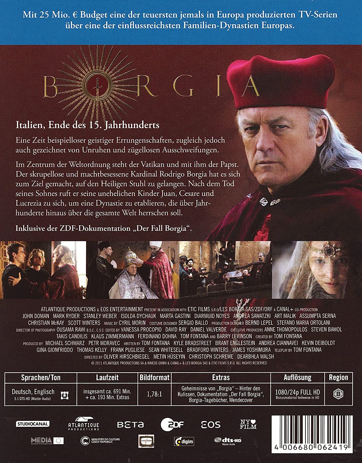 Borgia - (Complete Season 1) - 4-Disc Set ( Borgia ) ( Borgia - Complete Season One )