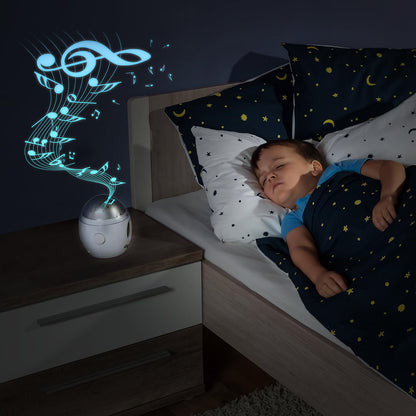reer 52050 MyMagicStarlight sleep light with star projector and music function, 1 piece (1 pack